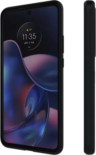 Vista 5 de Motorola Funda protectora negra Edge (2022) - Ajuste de precisión, elegante funda para teléfono con absorción de golpes