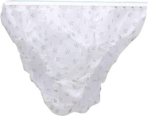 Vista 7 de Bragas desechables, ropa interior para mujer, calzoncillos de papel de algodón para viajes y estancias hospitalarias, 7 piezas (XL), Predeterminado