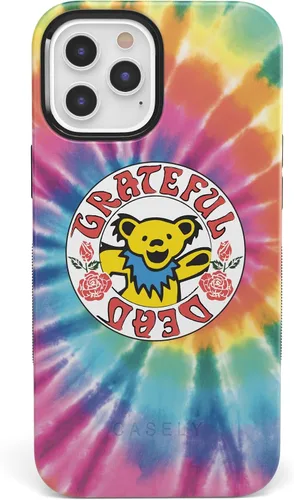 Vista 22 de Casely Funda para iPhone 12 Pro Max Always Vibing Retro Diseño protector audaz Diseño compatible con MagSafe