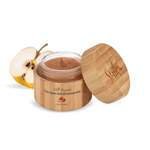 Vista 2 de Shira Shir-Organic - Mascarilla suavizante de ADN de manzana pura para pieles nutritivas, suaves y radiantes, piel hidratada, benéficas