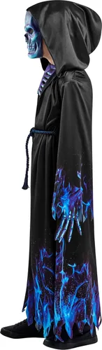 Vista 4 de Rubies Boy's Blue Reaper Costume Robe & Mask