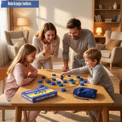 Vista 3 de Juego de ajedrez magnético con cuerda para rellenar cestas de Pascua, juegos familiares, juegos divertidos de estrategia para familia y fiestas