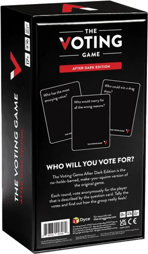 Vista 9 de The Voting Game After Dark Edition – El divertido juego de cartas para adultos sobre descubrir quiénes son tus amigos, perfecto para estudiantes