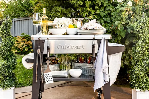 Vista 18 de Cuisinart CPT-194 Mesa de preparación de parrilla de acero inoxidable para exteriores
