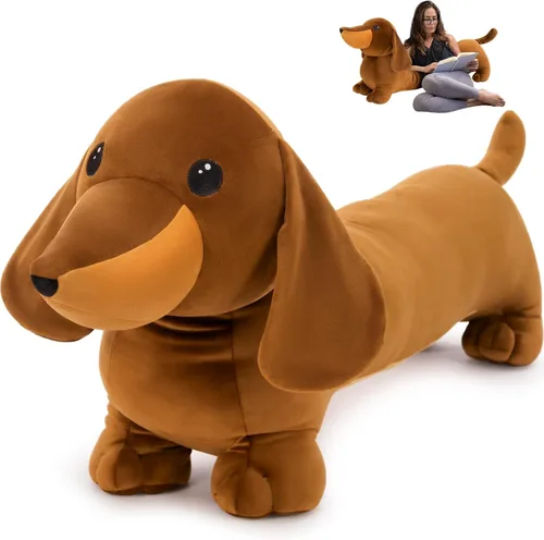 Vista 15 de MorisMos Animal de Peluche Gigante Guepardo Almohada de Felpa 4 pies, 47" Juguete de Felpa de Guepardo Extra Grande para Niños y Adultos, Leopardo