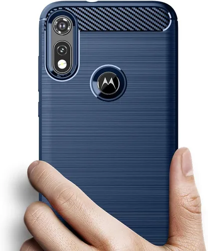 Vista 3 de Asuwish Funda compatible con Moto E 2020 Motorola E7 y protector de pantalla de vidrio templado, accesorios de celda, fundas de silicona para MotoE