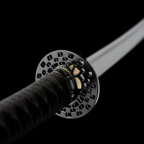 Vista 2 de Espada JIHPEN, juego de espadas Wakizashi Tanto de espiga completa, acero de resorte, afiladas