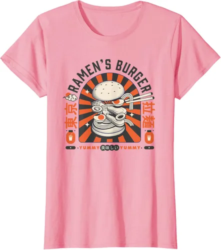 Vista 12 de Ramen's Burger Japan Art Anime Ramen Japon Pop Style Vintage Camiseta, gris, S Gris Oscuro