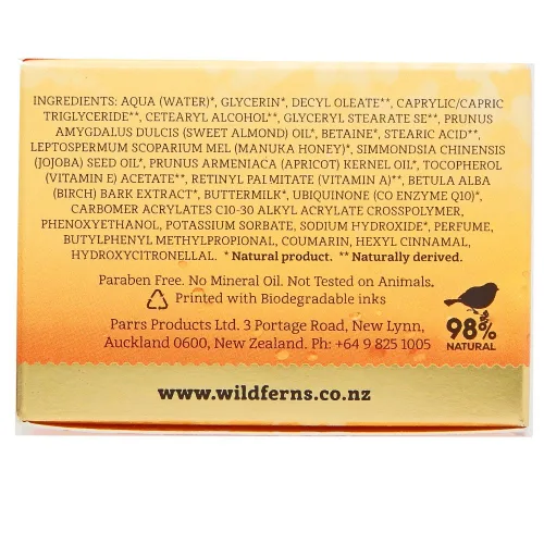 Vista 3 de Wild Ferns Crema de Noche Revitalizante de Miel de Manuka 3.53 oz