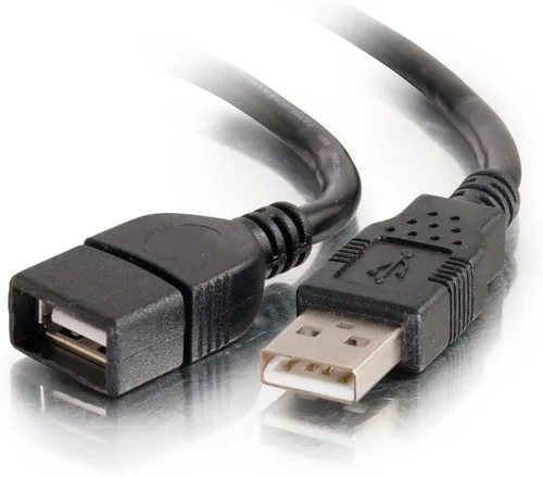 Vista 11 de C2G Cable de extensión USB largo, Cable USB, Cable USB A a A, Negro, 16 pies (4.87 metros), Cables to Go 39010
