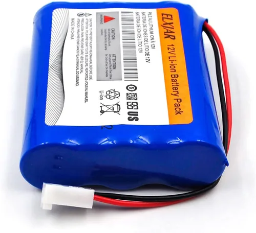Vista 2 de Paquete de 2 baterías de iones de litio de 11.1 V 2600 mAh 18650 * 3 celdas con conectores MTA-100 de 2 pines