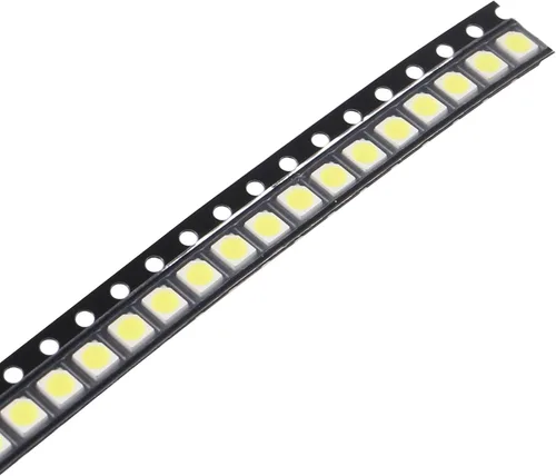 Vista 4 de 100pcs 3528 (1210) SMD LED diodo luces chip blanco 6000K Super brillante iluminación bombillas lámparas componentes electrónicos diodos emisores