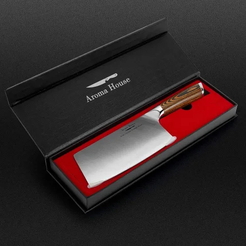 Vista 8 de Juego de regalo de Navidad, cuchillo de carne de 7 pulgadas y cuchillo de pelar de 4 pulgadas