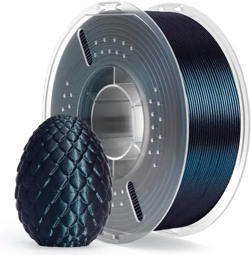 Vista 39 de ELEGOO - Filamento PLA de 1.75 mm (4/64 pulgadas), negro brillante, 2.20 libras, para impresora 3D con brillo centelleante, precisión dimensional
