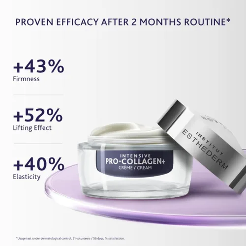 Vista 2 de Institut Esthederm - Crema Pro-Collagen+ - Cara y Cuello - Se dirige a la falta de firmeza y flacidez de la piel - Redefine los contornos faciales