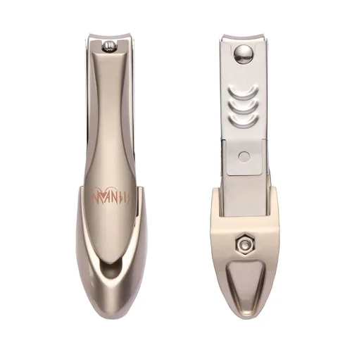 Vista 8 de Cortaúñas MANTIS Heavy Duty Deluxe Cortacuñas, sin salpicaduras, sin cortar, acero inoxidable japonés 420j2, diseño biónico para uñas masculinas