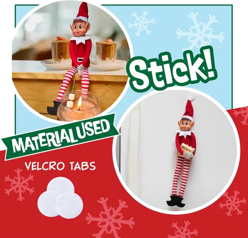 Vista 7 de SCS Direct Elf Upgrade Kit completo de bricolaje - Pose, cuelga, dobla tu elfo de Navidad - Todo lo que necesitas para hacer que tu muñeca