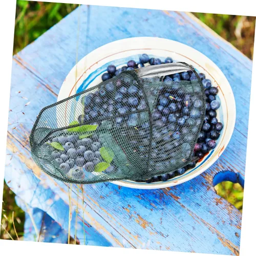 Vista 6 de Recogedor de frutas cesta Berry rastrillo peine arándano herramienta jardín fruta captura dispositivo