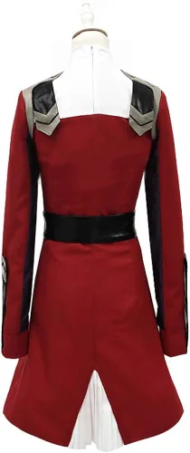 Vista 3 de BoerMee Womens Darling Cosplay Costume Zero Two School Uniform Dress