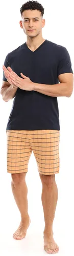 Vista 3 de Conjunto de ropa de descanso de algodón para hombre, ultra suave, transpirable (fabricado en Egipto)