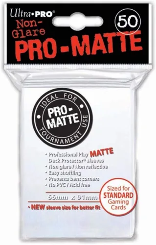 Vista 8 de Ultra Pro 7442784515 Protectores de Baraja - Pro-Matte Black