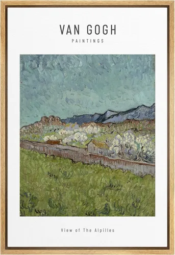 Vista 38 de SIGNWIN Lienzo enmarcado para pared, diseño de Vincent Van Gogh, un par de amantes, naturaleza, ilustraciones de área silvestre, bellas artes