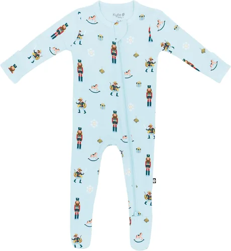 Vista 24 de KYTE BABY Pies unisex con cierre de cremallera, rayón hecho de bambú, 0-24 meses