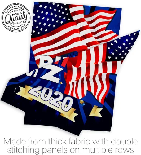 Vista 7 de Biden Harris Flag Vote President 2020 - Juego de banderas para casa de jardín, demócrata patriótico, republicano, fiesta de té, bandera