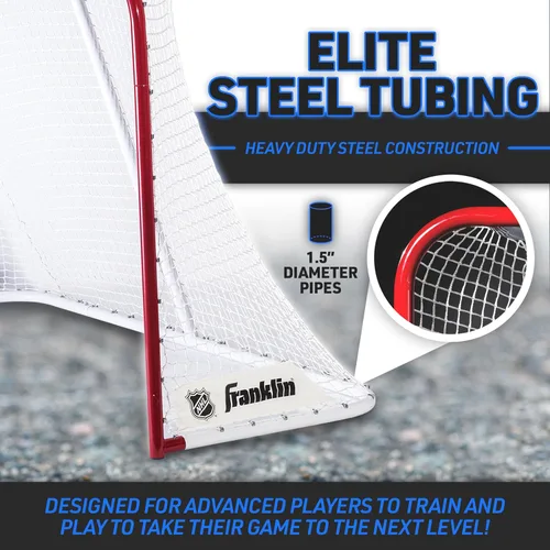 Vista 3 de Franklin Sports NHL Quikset - Portería de hockey de acero, 72 pulgadas