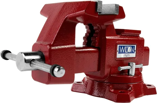 Vista 10 de Morsa de banco de utilidad Wilton, ancho de mandíbula de 4-1/2", abertura de mandíbula de 4", garganta de 2-5/8" (Modelo 674U)