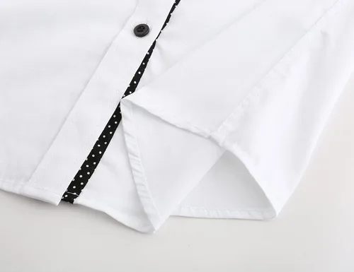 Vista 6 de Jandukar Camisas con botones para mujer, camisas de trabajo de manga corta para mujer, tops de oficina