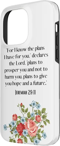 Vista 2 de iPhone 14 Pro Max Sé los planes que tengo para ti, dice el Señor Jeremías 29:11