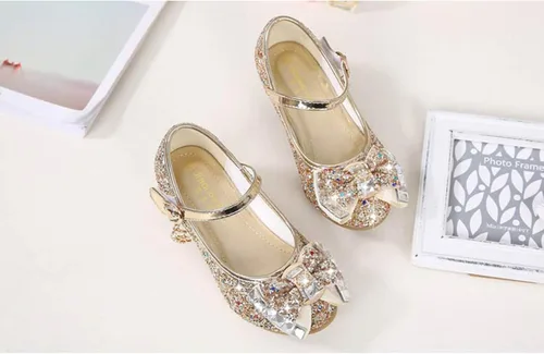 Vista 4 de Cadidi Dinos Zapatos de vestir para niñas, zapatos de fiesta de boda, zapatos de tacón Mary Jane Princesa (bebéniño pequeñoniño grande)