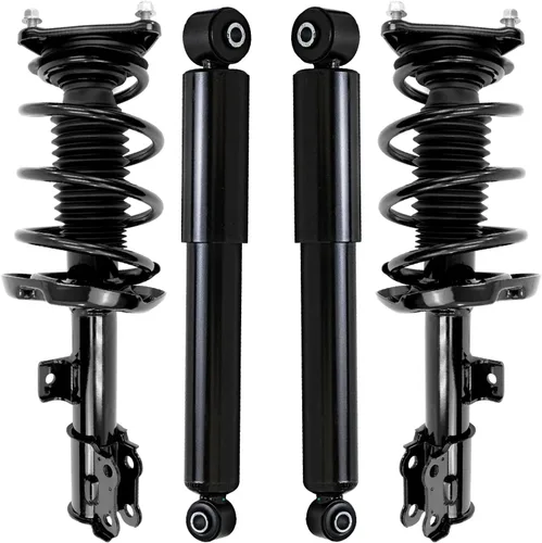 Vista 85 de Detroit Axle - Puntales y Amortiguadores para Chevy Traverse Buick Enclave GMC Acadia Saturn Outlook 2007-2012, 2 puntales delanteros con resorte