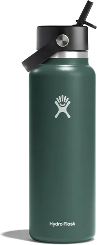 Vista 10 de Hydro Flask de boca ancha con tapa Flex de pajita de 24 onzas Agave