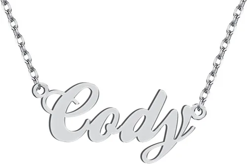 Vista 309 de Personalized Custom Name Pendant Necklace Stainless Steel for Women