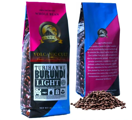 Vista 12 de Café de grano entero tostado ligero Volcanic Cult Vanuat Organic Supreme Finest Artisan Coffee ofrece una amplia selección de opciones de café