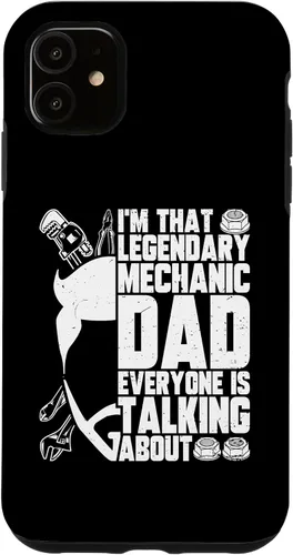Vista 5 de Funda para iPhone 14 I'm That Legendary Mechanic Dad de todo el mundo está hablando