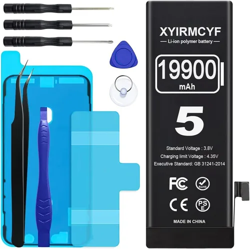 Vista 9 de XYIRMCYF Batería de Super Capacidad de 21800mAh Compatible con iPhone 13 Pro Max, Batería de Repuesto Li-Polímero de 0 Ciclos para iPhone 13 Pro