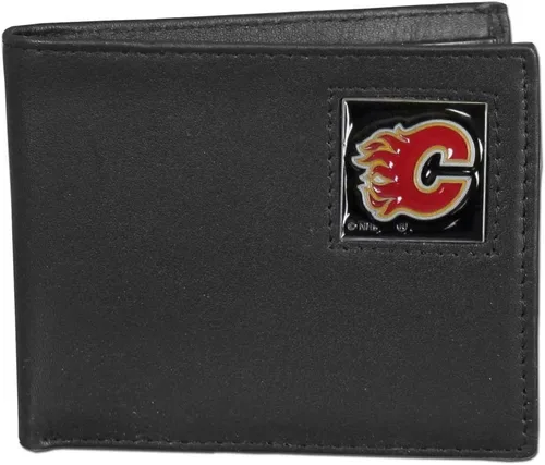 Vista 5 de Siskiyou Sports NHL Cartera de cuero genuino biplegable