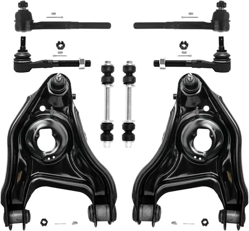 Vista 206 de Detroit Axle - Kit de brazos de control de extremo de 8 piezas para Toyota 2001-2003 Highlander 2002-2003 Camry Lexus ES300, 2 conjuntos de brazos