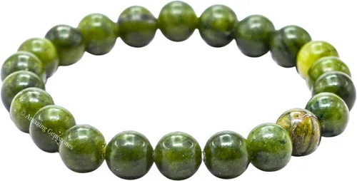 Vista 276 de Amazing Gemstone Crystal Bracelet for Women Men's Gifts - Protection Healing Crystal Bracelet - 8mm Gemstone Beaded Stretchable Bracelet Pulseras