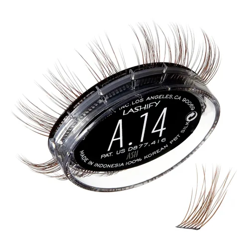Vista 10 de Lashify Amplify - Extensiones de pestañas Gossamer de 0.47 pulgadas, color ceniza, pestañas postizas para un aspecto natural
