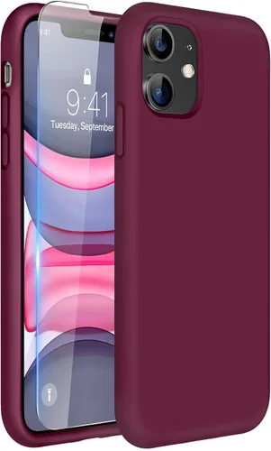 Vista 155 de Miracase Funda ultradelgada diseñada para iPhone SE 2022 (3ª generación)/iPhone SE 2020 (2ª generación)/iPhone 7/iPhone 8 con protector de pantalla