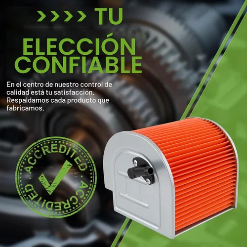 Vista 7 de Filtro de aire Carbbia 17211-KR3-600 Compatible con Honda CA125 / CMX250 / Compatible con Rebel 250 CMX250C / Compatible con Rebel CA250 Elemento