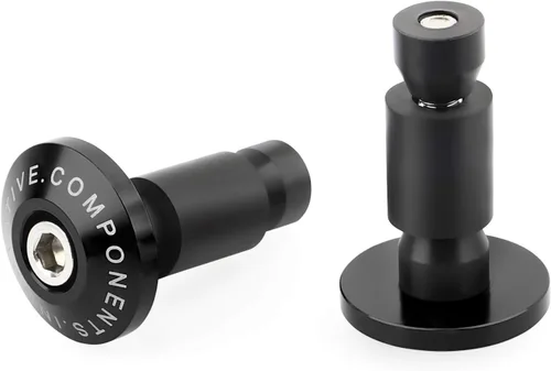 Vista 4 de GUAIMI Extremos de barra de motocicleta Street Bike 7/8" Agarres para manillar Tapones universales para motocicletas-Negro