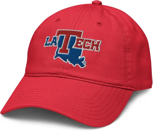 Vista 5 de Elite Authentics Louisiana Tech Bulldogs State - Gorra de béisbol ajustable con licencia