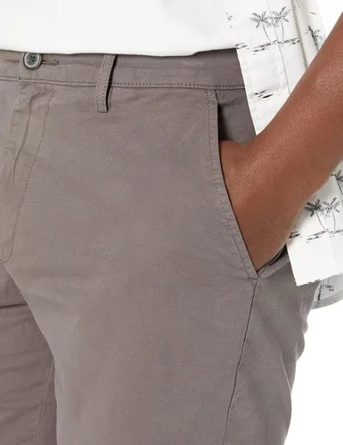 Vista 3 de Goodthreads Pantalones cortos chinos elásticos para hombre de 9 pulgadas sin pinzas cómodos y elásticos