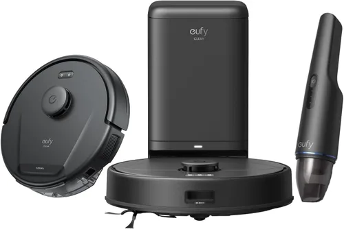 Vista 8 de eufy X10 Pro Omni Robot Aspiradora y Trapeador, Trapeador Dual, Elevación