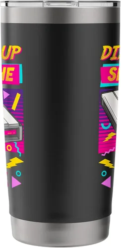Vista 4 de 90s Nostalgia Retro 90s Dial Up Internet Vintage Stainless Steel Insulated Tumbler